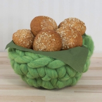 Groffe haaknaald 35 lengte 23 cm berkehout 1 stuk