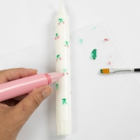 Kaarsen versier 3D stiften mix kleuren 8 stuks