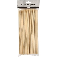 Bamboe stokken 25cm 200 stuks
