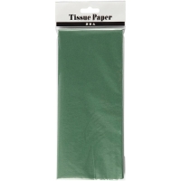 Zijdevloei inpakpapier groen 50x70cm 17gr 10 vellen