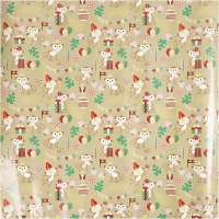Feest cadeaupapier aapjes toonbankrol 50cm -  100 meter