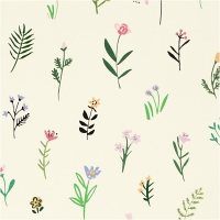 Cadeaupapier bloemen toonbankrol 50cm -  100 meter