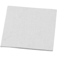 Canvas Panelen Set &ndash; 12 Stuks &ndash; 10x10 cm &ndash; Wit &ndash; 280g/m&sup2;