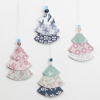Papier scrapblok 15 x 15cm 50 vellen kerst