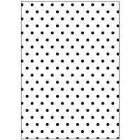 Embossing plaatje dots stippen 11x14 cm, D:2mm