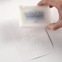 Embossing plaatje ''be a pineapple'' 11x14 cm, D:2mm