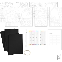 Hobbyset Kleuren op nummer DIY kleurset