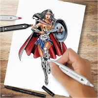 Hobbyset Illustratie wonder woman Cadeauset