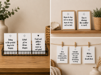 20 woonkaarten met quotes seizoenen mix A6
