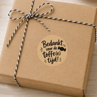 Afscheid stickers toffe tijd 50 stuks 4cm