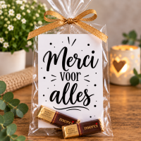Merci voor alles bedankt kaarten A6 &ndash; 25 stuks