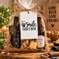 Bierkaarten smile there is beer A6 &ndash; 25 stuks