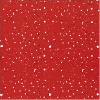 Inpakpapier Sterren en Manen Donkerrood &ndash; 50 cm x 5 Meter