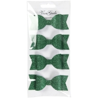 Glitter Strikken Groen 31 x 85 mm &ndash; 4 Stuks