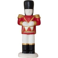 Notenkrakers Terracotta Wit 14 cm &ndash; 3 Stuks