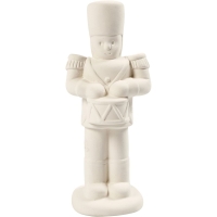 Notenkrakers Terracotta Wit 14 cm &ndash; 3 Stuks