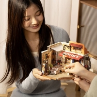 DIY Miniatuur Boekwinkel 25 cm &ndash; Bouwpakket