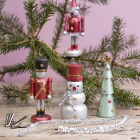 Kersthanger houten Kerstboom 9cm