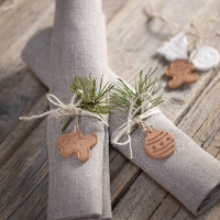 Uitsteekvormen met stempel Kerstmis 4 stuks