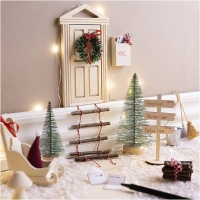 Knutselpakket Kabouterdeur miniaturen wereld Kerstmis